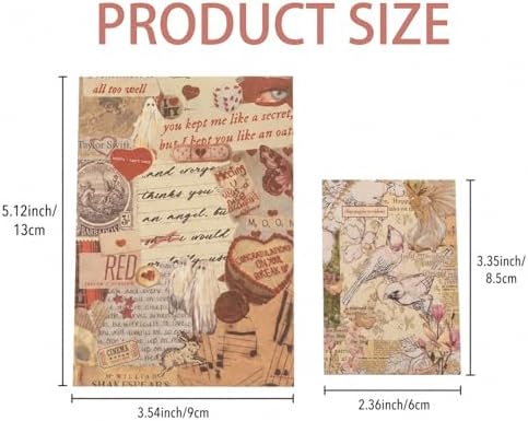 400 Sheets Vintage Scrapbook Papers Journaling Scrapbooking Supplies