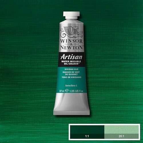Winsor & Newton Artisan Water Mixable Oil Paint, 37ml, Viridian Hue