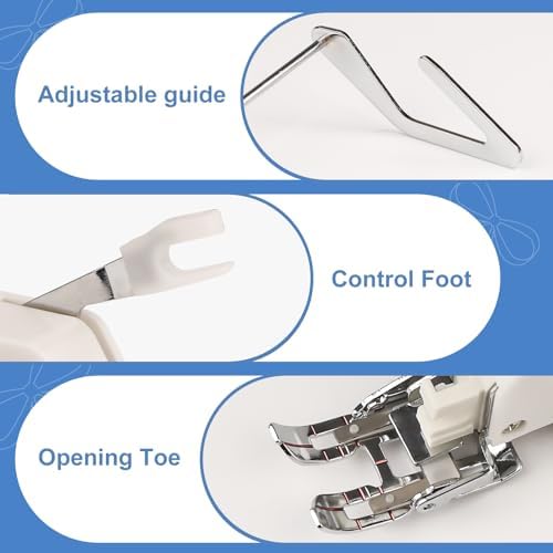 Presser Foot Open Toe Walking Foot Quilting and Sewing Thick Fabrics Compatible with Brother Sewing Machine F033N F033 XC2214002 for Brother Walking Foot Sewing Machine