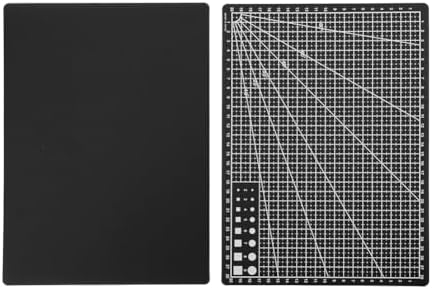 Self Healing Sewing Mat, Rotary Cutting Mat Double Sided 5-Ply Craft Cutting Board for Sewing Crafts Hobby Fabric Precision Scrapbooking Project 9inch x 12inch (A4-Black)