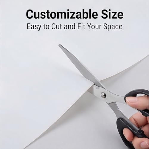 48” x 24”Silicone mat, Large Silicone Heat-Resistant mat, Kitchen countertop Non-Slip mat, Craft Table placemat.(Translucent)