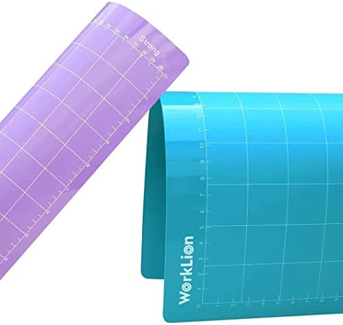 WORKLION Cutting Mat 12x12 Compatible with Maker/Maker 3/Maker 4/Air 2/Explore 3/4, Variety Sticky（Standard,Light,Strong) Vinyl Mat(3Pack) Accessories
