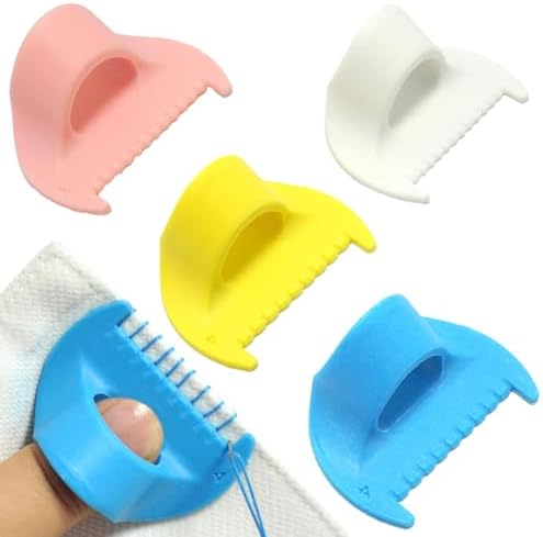 4Pcs Edge Stitch Lock and Sewing Gauge,3mm/4mm Edge Sewing Lockranding Tool