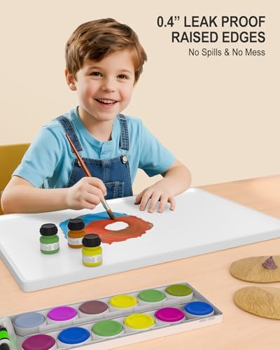 Silicone Art Mat for Crafts, 12" x 19" Waterproof Non-Slip Painting Mat