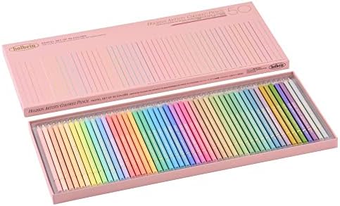 Holbein Artists' Colored Pencil Pastel Tone 50 Colors Set