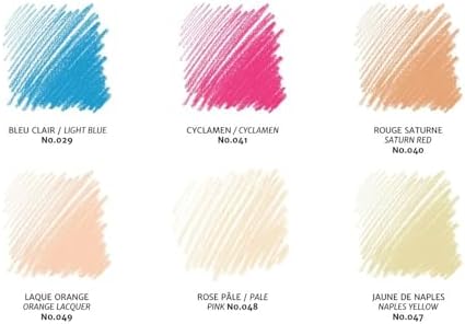 Conté à Paris Pastel Pencils with 6 Count Portrait Colors
