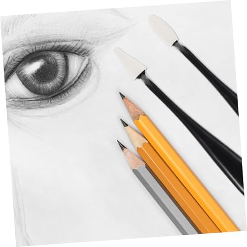 OHPHCALL Art Sketch Wipe Tool Set Blending Erasers with Sponge Pads for Drawing Suitable for Artists and Students Versatile Sketching Accessories for Unique Effects