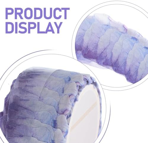 200 Pcs Blue Flower Petal Washi Tape Stickers – 2cm Wide Decorative Adhesive Masking Tape for Scrapbooking, Journals, DIY Crafts, School Projects, Gift Wrapping & Aesthetic Stationery Supplies