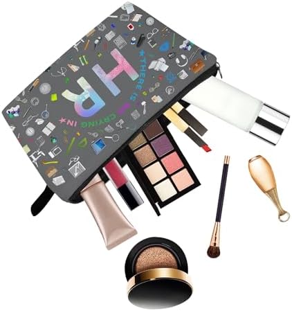 Funny Human Resource Print Small Cosmetic Bag
