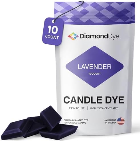 Lavender Candle Dye Chips, Soy & Paraffin Candle Making, 10 Pack