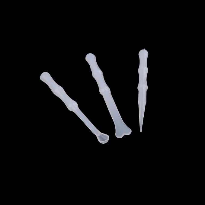 Luckycivia 9 Pcs Silicone Mold Glue Tools Sticks, Color Modulation Mixing Spoon, Mixing Stirrers for Epoxy Resin Jewelry Making Tool Craft