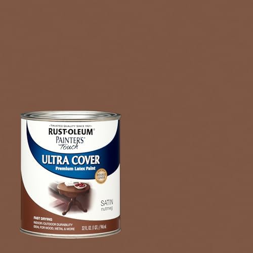 Rust-Oleum Painter's Touch Latex Brush-On Paint, Satin Nutmeg