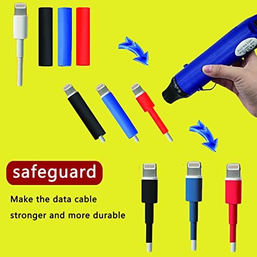 Heat Gun for Shrink Tubing - 328pcs 2:1 Wiring Heat Shrink tubing + 300W Shrink wrap Heat Gun with Case.
