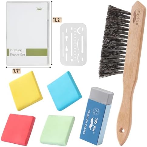 Mr. Pen- Art Eraser Set, 7 pcs, Pencil Eraser, Artist Eraser, Art Erasers