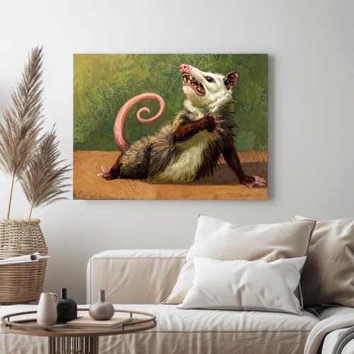 xcemhil Opossum Paint by Numbers Kit for Adults Beginner, Paint by Numbers for Adult, Acrylic Paint by Number Kits Suitable for Home Wall Art Decor Gifts 16x20 Inch