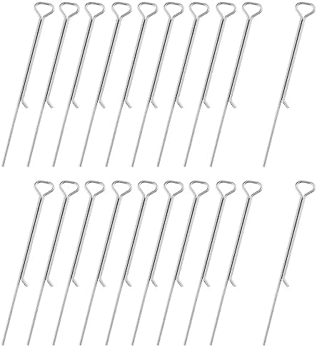 Candel Wick Holder ZZLZX 20PCS 4.3 Inch Wick Holders for Candle Making, Metal Wick Centering Tool, Candle Wick Clip