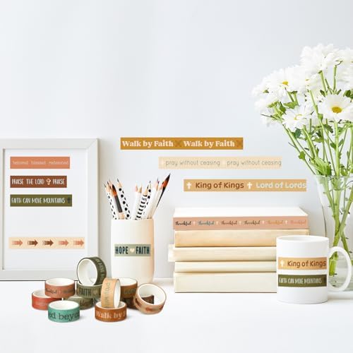 24 Rolls Back to School Washi Tape Christian Scripture Bible