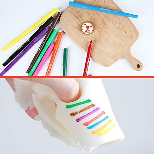 1 Set Edible Pigment Pen Food Color Brush, 2 sticks in a box