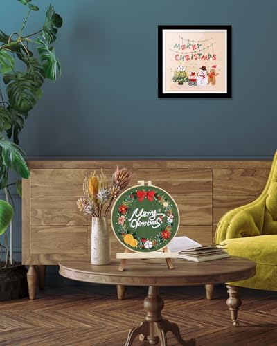 TINDTOP Christmas Embroidery Kit for Adult, Embroidery Kit for Beginners