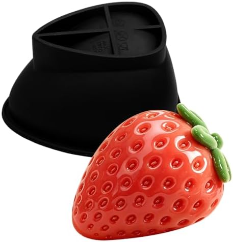 Strawberry Silicone Cake Molds for Mousse, Chocolate, Candy Baking