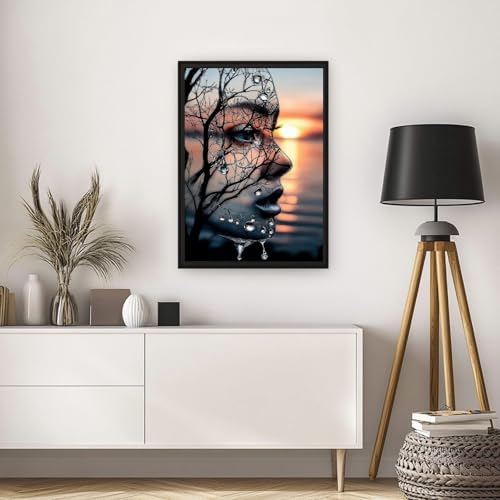 Abstract Diamond Art Kits for Adults,5D Landscape Diamond Painting Kits