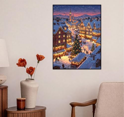 Christmas Diamond Art Kits for Adults, Diamond Art Painting Kits for Adults