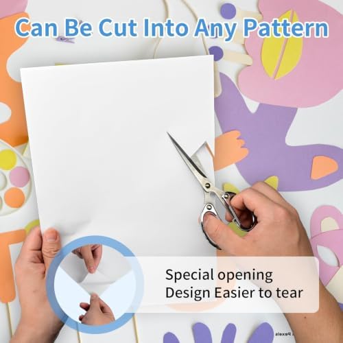 30 Sheets A4 Double Sided Adhesive Tape, 8.3x11.5 for Arts Crafts