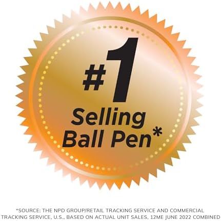 BIC Round Stic Xtra Life Ballpoint Pen, Ultra Long Lasting and Consistent Ink Flow, 60-Count in Black Ink (Pack of 9)
