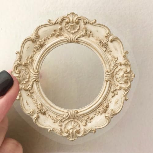 50PCS Vintage Frame Stickers | Transparent Scrapbook Stickers for Junk,Journal,Planners, DIY Crafts, Card Making, Art Aesthetic Scrapbooking Supplies