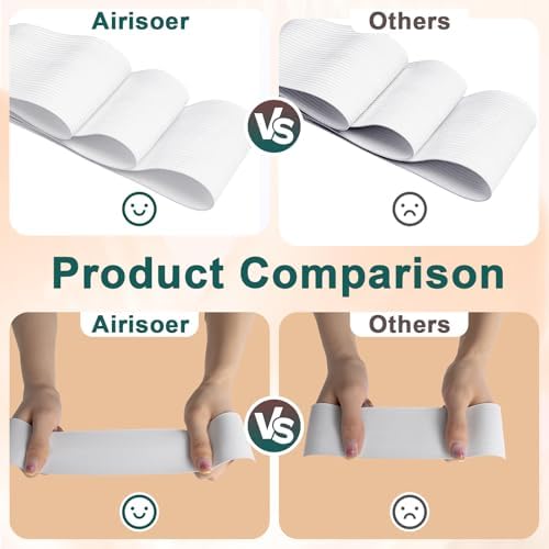 Airisoer Elastic Bands for Sewing 2 Inch x 32 Yards, White