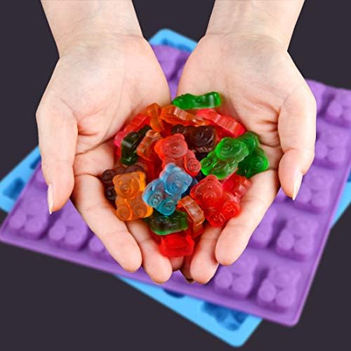 Gummy Bear Molds - 1 Inch Cute Bear Candy Molds Food Grade Silicone