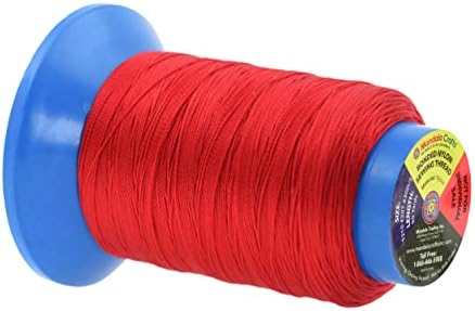 Mandala Crafts Size 207 630D T210 12 Vibrant Bonded Nylon Thread, 1080 YDs