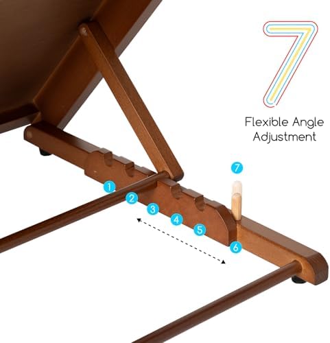 MEEDEN PRO A3 Tabletop Easel: Solid Beechwood 2-in-1 Drawing Board Stand