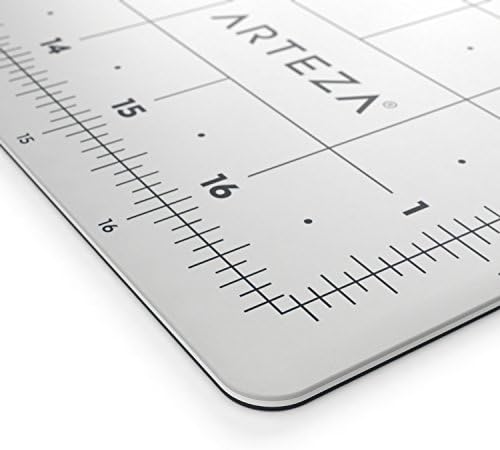 Arteza Self Healing Rotary Cutting Mat, 12"x18" with Grid & Non Slip Surface for Fabric, Paper, Vinyl, Plastic, Eco Friendly, Durable & Flexible, Great for Crafts, Quilting, Sewing, Scrapbooking