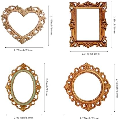 100 Pcs Vintage Frame Stickers for Journal & Scarpbook, Albums