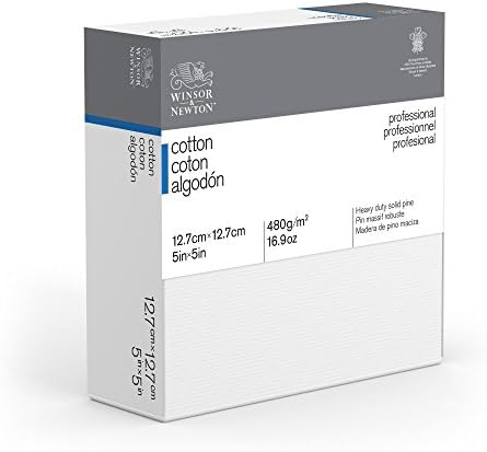Winsor & Newton Professional Cotton Canvas, 5" x 5" Deep Edge