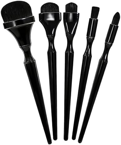 5Pcs Graphite Blending Brushes for Sketching, Dry Brush Miniature Painting | Charcoal Drawing Tools Set for Hand Painting, Artists, Hobbyists