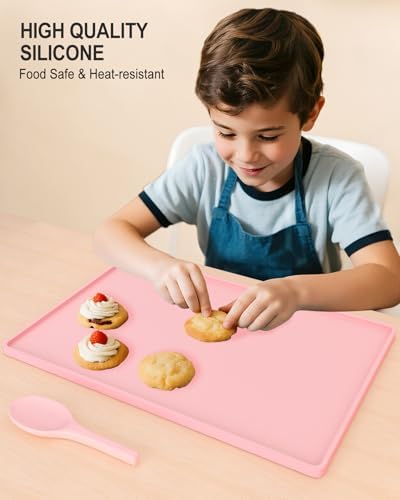 Silicone Art Mat for Crafts, 12" x 19" Waterproof Non-Slip Painting Mat
