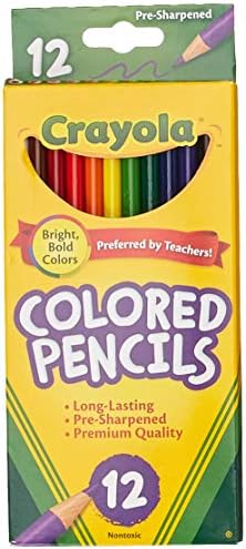Crayola 68-4012 Colored Pencils, 12-Count, Pack of 2, Colors may vary