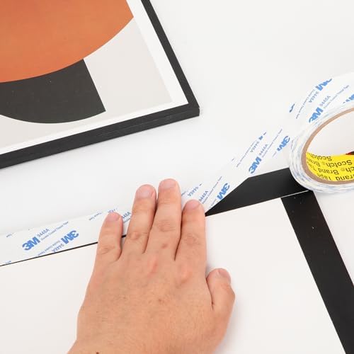 3M Double Sided Tape 1"×32.8Ft 1 Pack 9448A Double Coated Tissue Tape