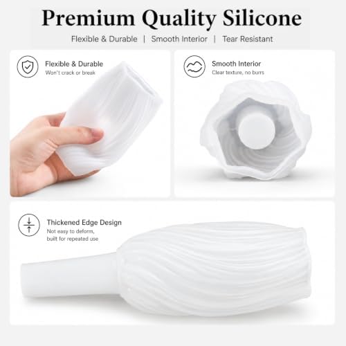Vase Resin Mold, 3D Twisted Wave Silicone Mold for Epoxy Resin