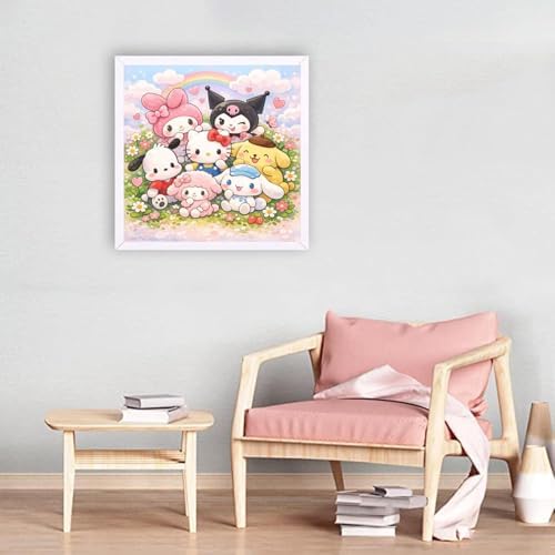JAKI Diamond Art Painting Kits for Adults,Cartoon Diamond Art 13.8x13.8inch