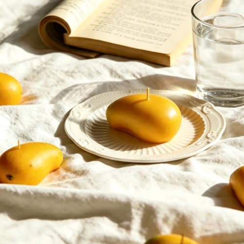 6 Cavity Mango Silicone Molds, Fruit Shapes Design