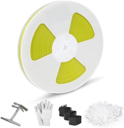 Heavy Duty Banding Strapping kit Contain 1/2" x3200" Polypropylene Packaging Straps & 100 Plastic Clips 20 Edge Protectors Tensioner with Cutter Too Glove