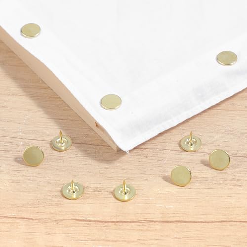 Oqqlin 24 Pcs 6 Sets Stretcher Bars for Needlework with 50 Thumb Tacks, 6 Sizes Wooden Canvas Stretcher Bars Durable Assembly Embroidery Stitch Frame Set for Birthday Gifts, Crafts Supplies