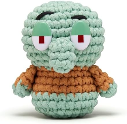 The Woobles Spongebob Crochet Kit for Beginners (Squidward)