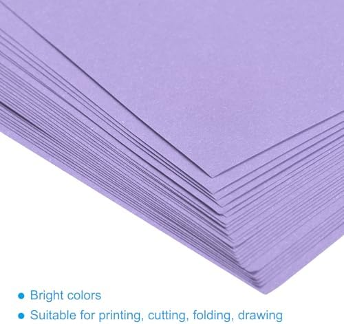 MECCANIXITY 50 Sheets Origami Paper Double Sided Purple 6x6 Inch Square Sheet for Art Craft Project, Beginners, Gifts Decor