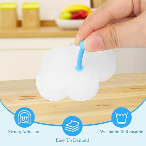 25P Hole Maker for Resin-5 Sizes (2/3/4/6/8mm), Silicone Molds Holes Tools | Suction Without Drilling for Epoxy & UV Resin Molds Tools Reusable for Making Jewelry, Keychain, Earring, Pendant DIY Craft
