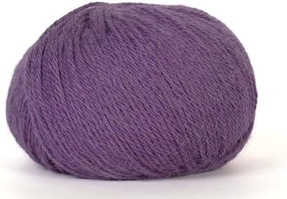 100% Baby Alpaca Yarn for Knitting & Crocheting - Set of 2 Skeins of Premium Yarn DK - Lightweight, Hypoallergenic & Thermal Peru Made - Ideal for Delicate Projects (M097 - Smoky Purple)