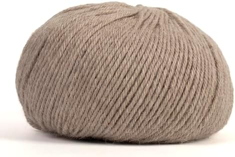 100% Baby Alpaca Yarn for Knitting & Crocheting - Set of 2 Skeins of Premium Yarn DK - Lightweight, Hypoallergenic & Thermal Peru Made - Ideal for Delicate Projects (N028 - Oatmeal)